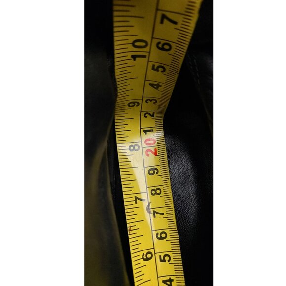 Alexander Wang Black Leather Ankle Lace Up Moto Boots Booties Size US 6.5 - Picture 7 of 13